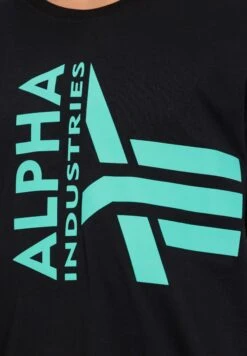 Alpha Industries Half Logo Foam TT-Shirt Con StampaBlack Green Uomo T-shirt E Polo AL522O057-Q12 -Negozio Di Abbigliamento Zalando 1a31e46b214d48d29b91aa9c6f6ebfa5