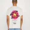 NIGHT ADDICT T-Shirt Con StampaEcru Uomo T-shirt E Polo NIJ22O087-A11