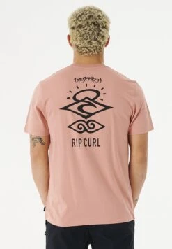Rip Curl Search EssentialT-Shirt Con StampaDusty Rose Uomo T-shirt E Polo RI722O03X-I11