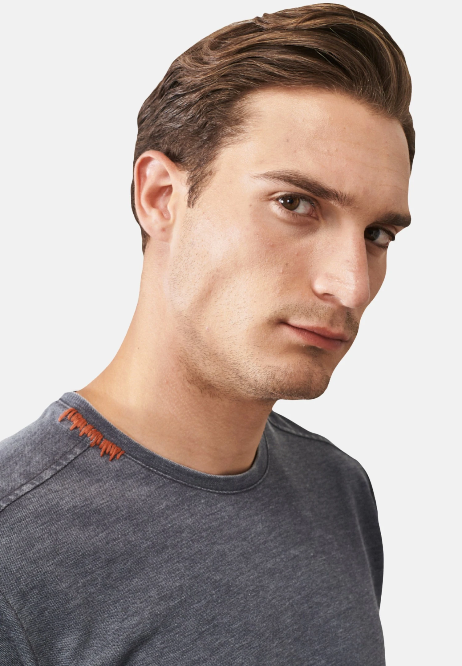 T-Shirt BasicAnthracite Uomo T-shirt E Polo A7T22O023-Q11 4 T-Shirt BasicAnthracite Uomo T-shirt E Polo A7T22O023-Q11 - immagine 4